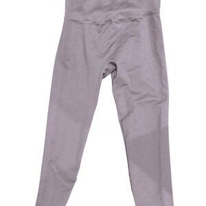 All in Motion Womens High Waisted Seamless Ribbed Leggings Mauve Purple XL